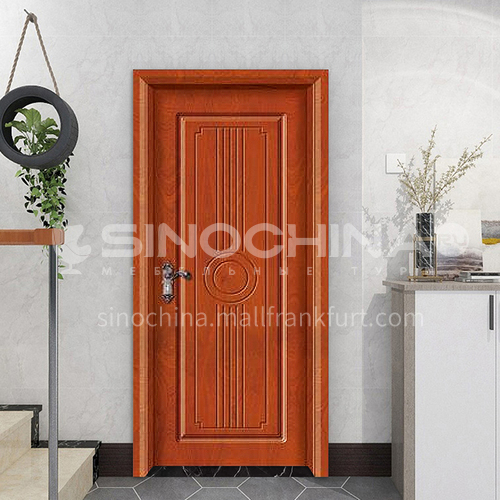 High quality simple style composite paint solid wood room door hotel apartment door 4